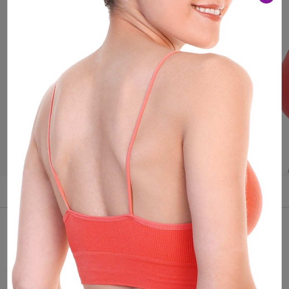 Seamless Spaghetti Strap Bralette Set - Picture 3 of 9